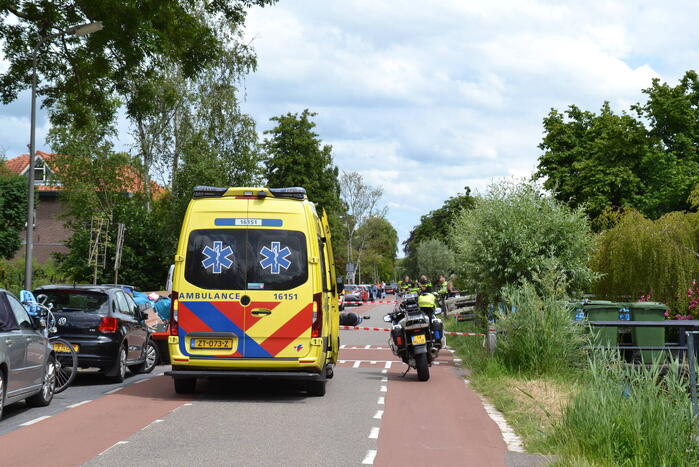 Scooterrijder en fietser gewond bij ongeval