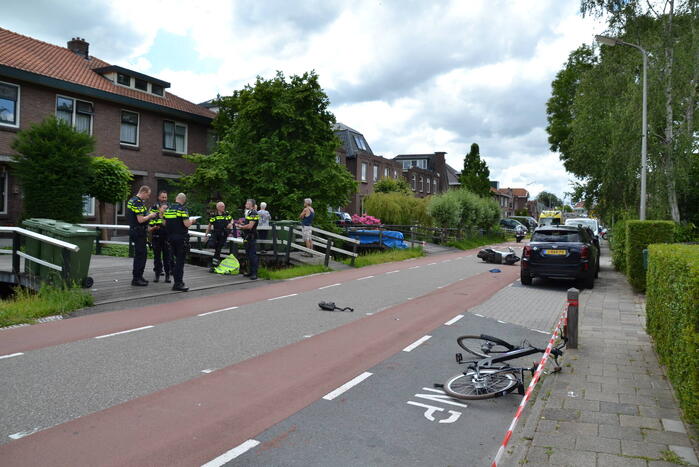Scooterrijder en fietser gewond bij ongeval