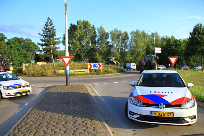 Politie voorkomt blokkade door boeren