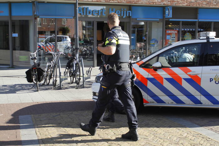 Overval op Albert Heijn supermarkt