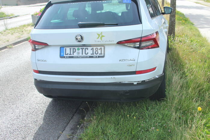 Schade bij kop-staartbotsing