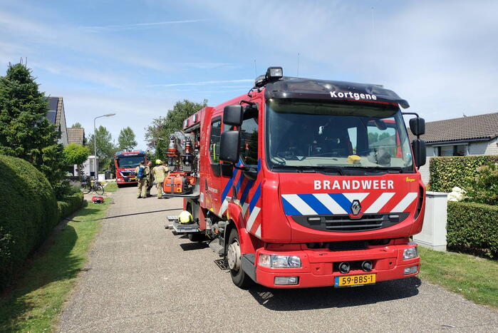 Brand in woning snel onder controle