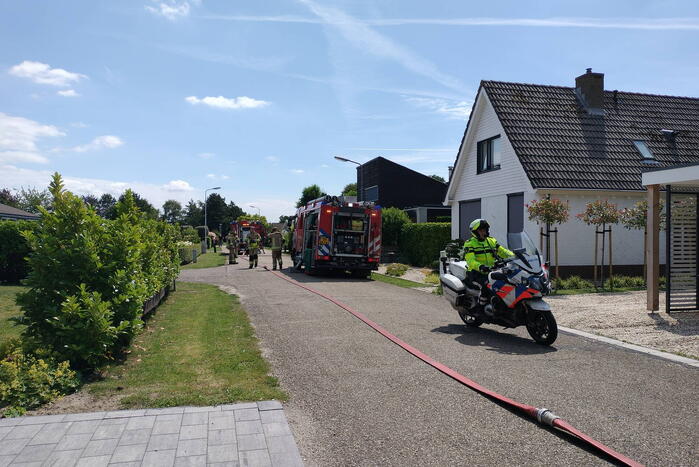 Brand in woning snel onder controle