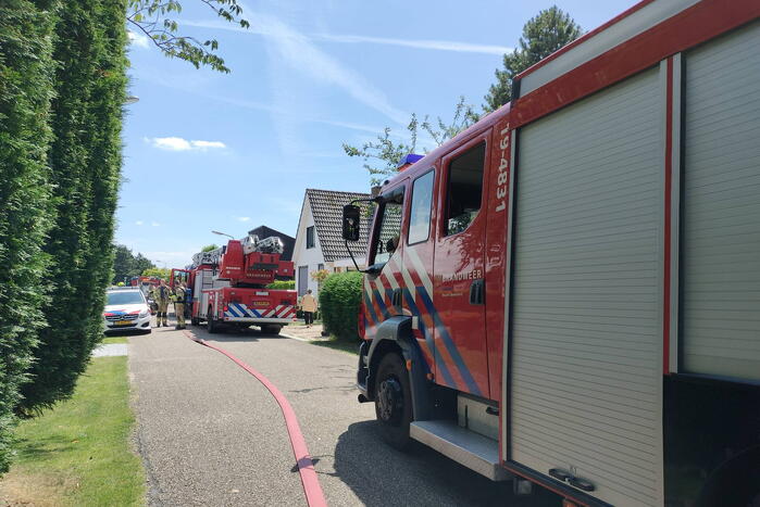 Brand in woning snel onder controle