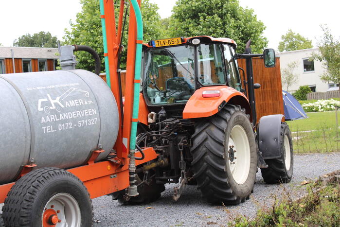 Fietsster gewond bij aanrijding met tractor