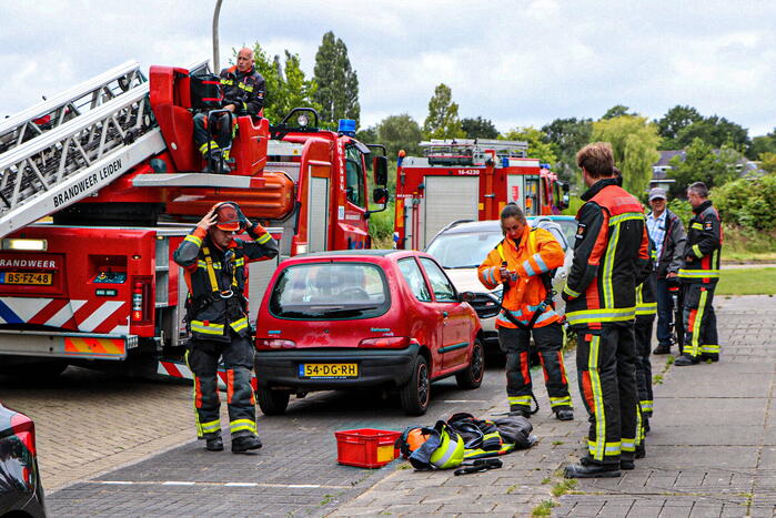 Grote tak van boom afgebroken over voetpad