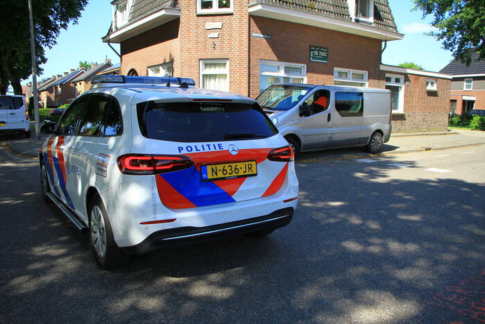 Straat afgezet naar gaslekkage