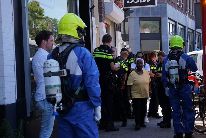 Brandweer doet onderzoek naar onbekende stof