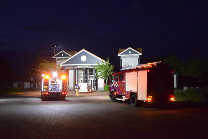 Kleine brand bij receptie van vakantiepark