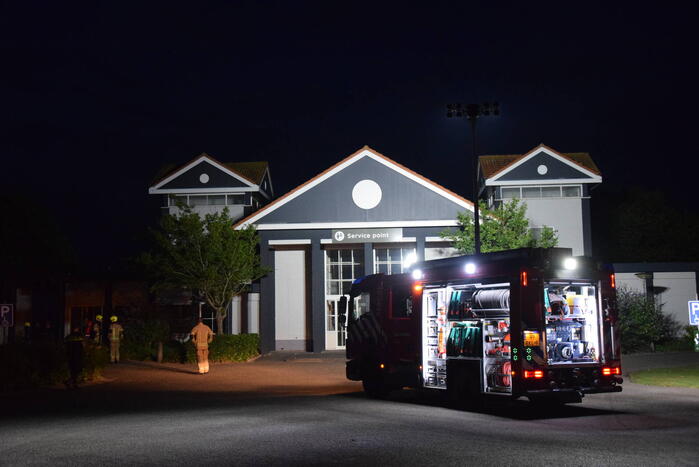 Kleine brand bij receptie van vakantiepark