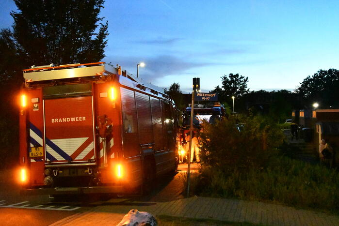Aanhouding na agressief gedrag tegen brandweer