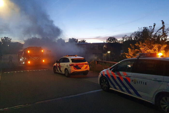 Aanhouding na agressief gedrag tegen brandweer