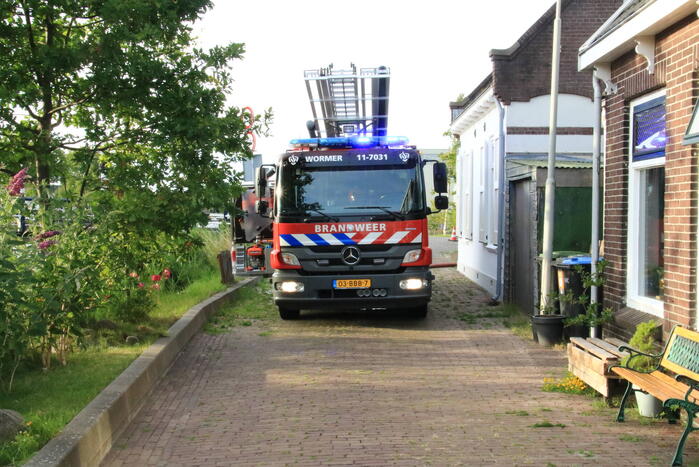 Grote uitslaande woningbrand