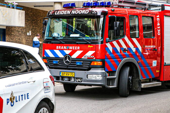 Brand op balkon snel geblust