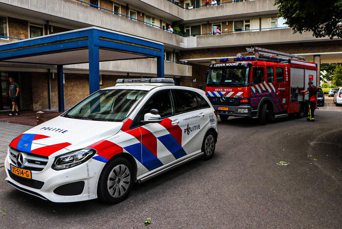 Brand op balkon snel geblust