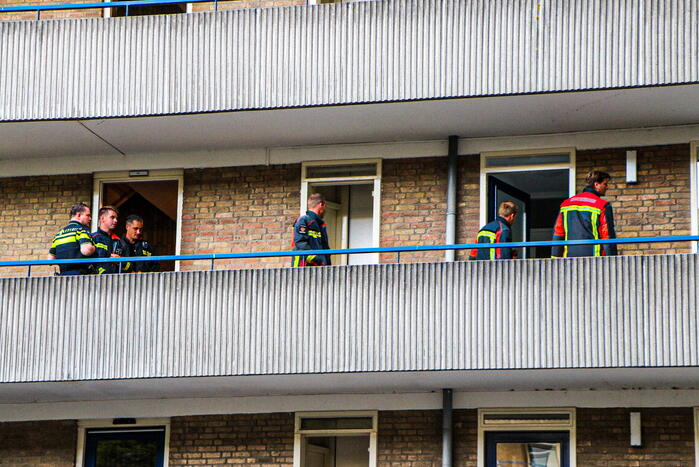 Brand op balkon snel geblust