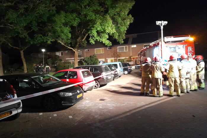 Enorme ravage na explosie in woning