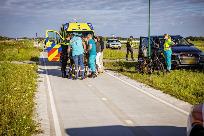 Traumahelikopter landt voor ongeval met kind