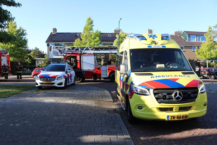 Persoon gewond bij woningbrand