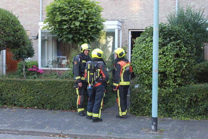 Persoon gewond bij woningbrand