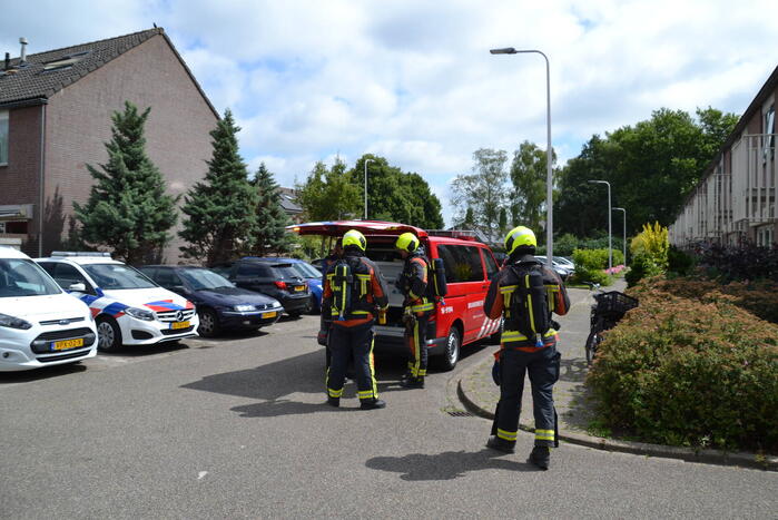 Gaslucht in woning zorgt voor inzet brandweer