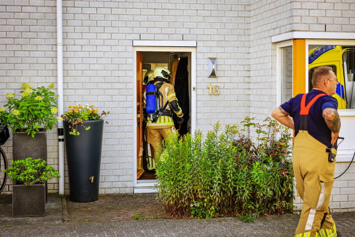 Grote inzet voor melding van gevaarlijke stoffen in woning