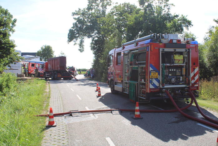Grote brand in houtzagerij