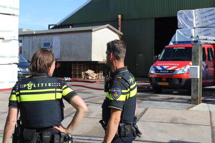 Grote brand in houtzagerij