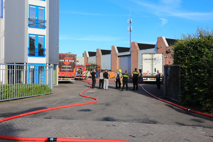 Brand bij metaalbedrijf