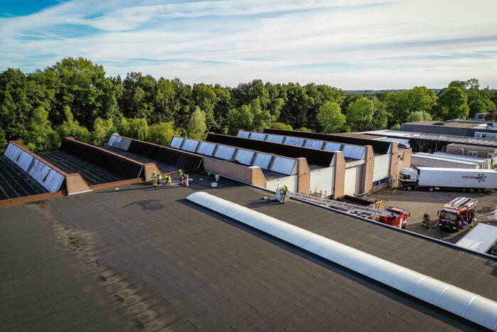 Brand bij metaalbedrijf