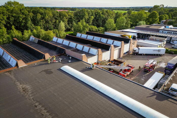 Brand bij metaalbedrijf