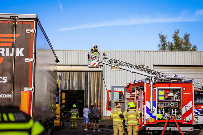 Brand bij metaalbedrijf