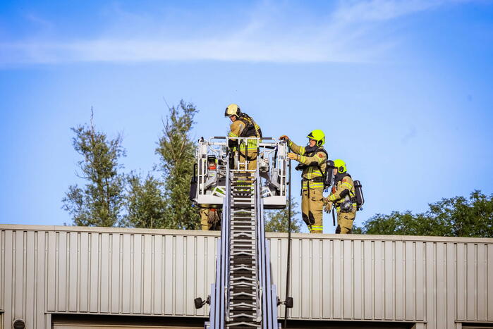 Brand bij metaalbedrijf
