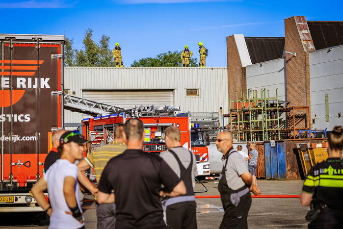 Brand bij metaalbedrijf