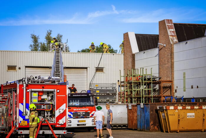 Brand bij metaalbedrijf