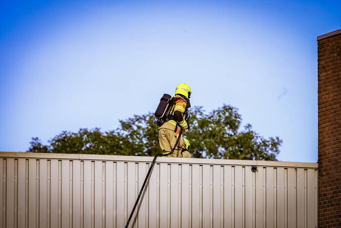 Brand bij metaalbedrijf