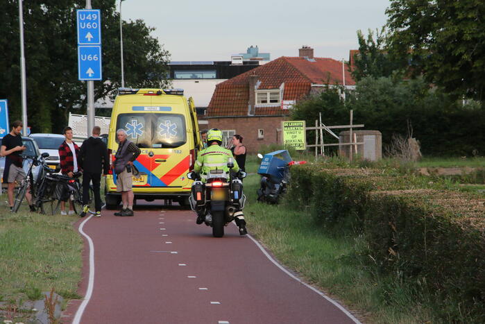 Twee ongevallen door groep dronken fietsers