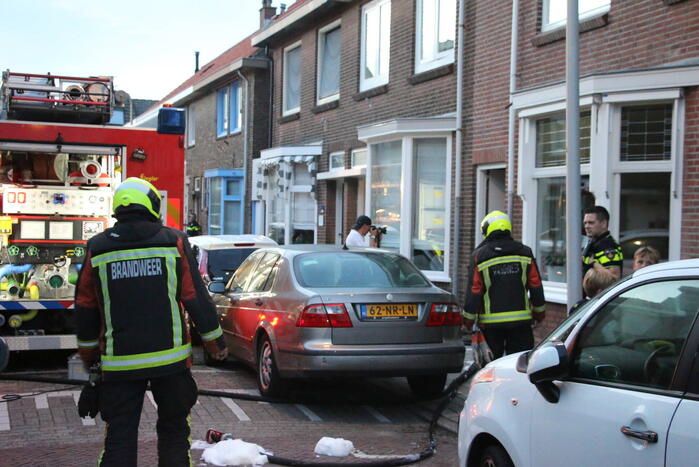 Brand in aanbouw snel geblust