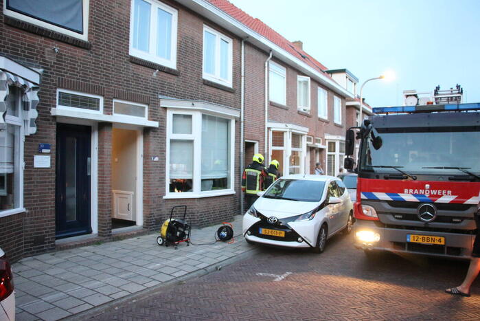 Brand in aanbouw snel geblust