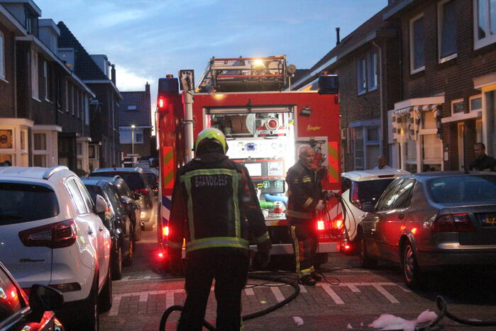 Brand in aanbouw snel geblust