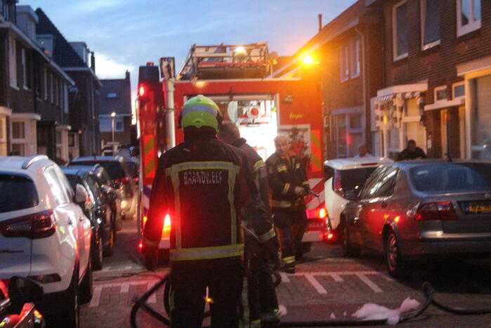 Brand in aanbouw snel geblust