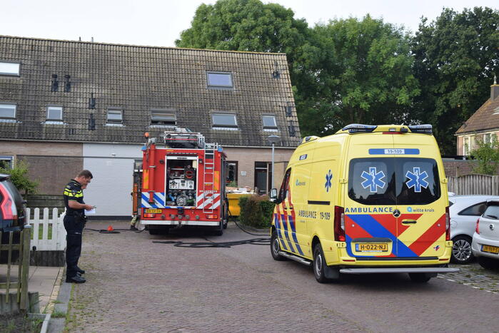 Twee gewonden bij brand in woning