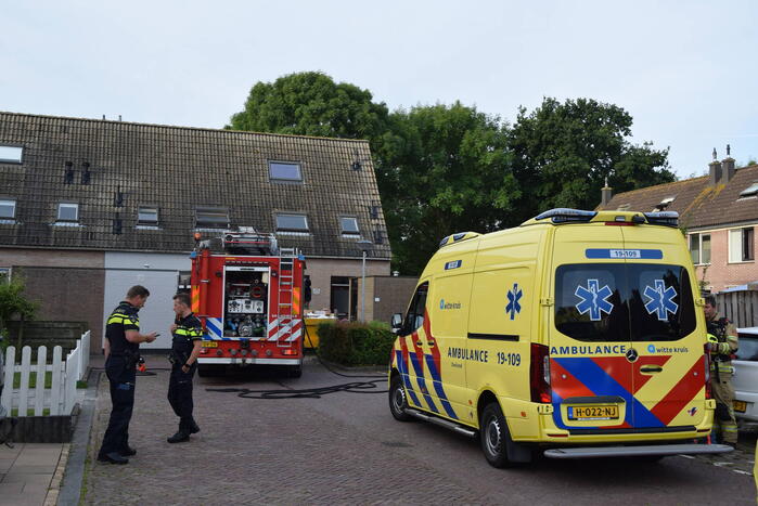 Twee gewonden bij brand in woning