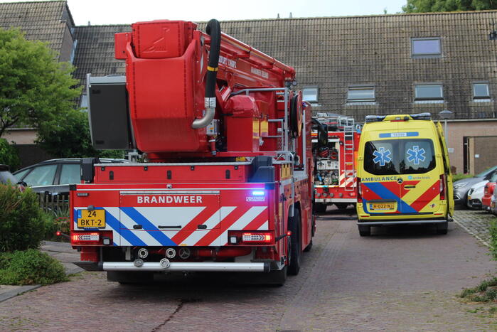 Twee gewonden bij brand in woning