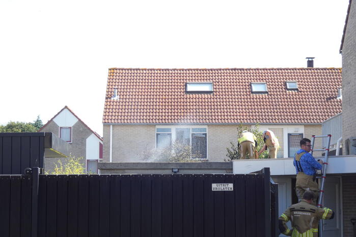 Brand in schuur van woning