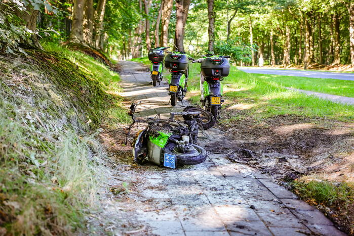 Opnieuw een Go Sharing-deelscooter in de hens