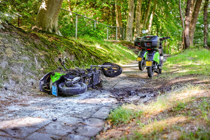 Opnieuw een Go Sharing-deelscooter in de hens