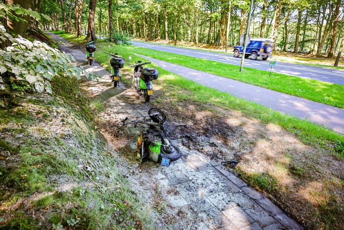 Opnieuw een Go Sharing-deelscooter in de hens