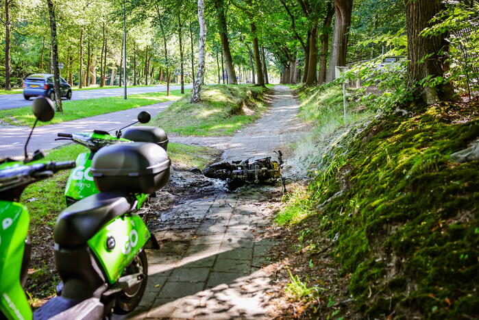 Opnieuw een Go Sharing-deelscooter in de hens