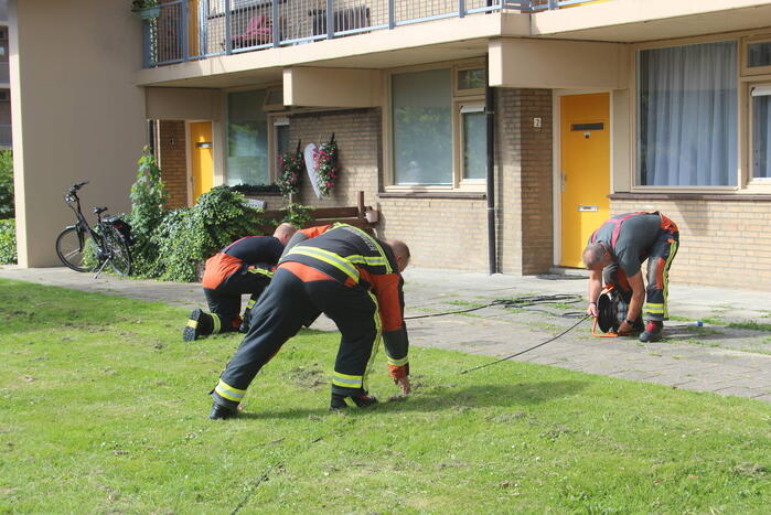 Brandweer zorgt voor stroom